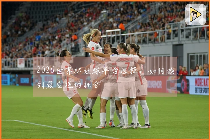 2026世界杯让球平台选择，如何找到最合适的机会